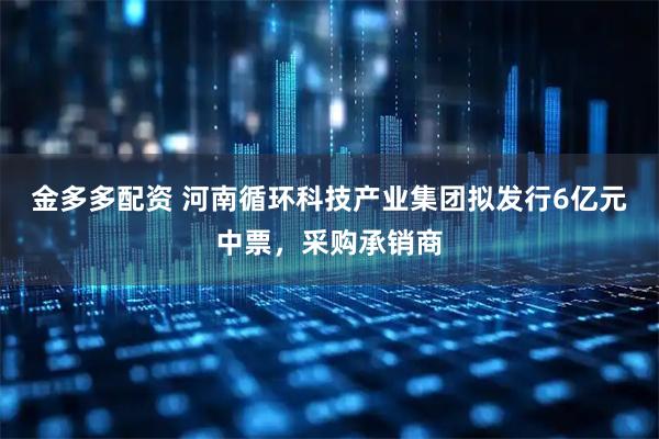 金多多配资 河南循环科技产业集团拟发行6亿元中票，采购承销商